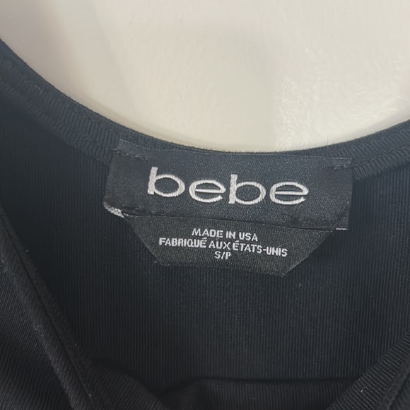 (3 for $50) Bebe Peplum Top 🖤💛 - Picture 7 of 8